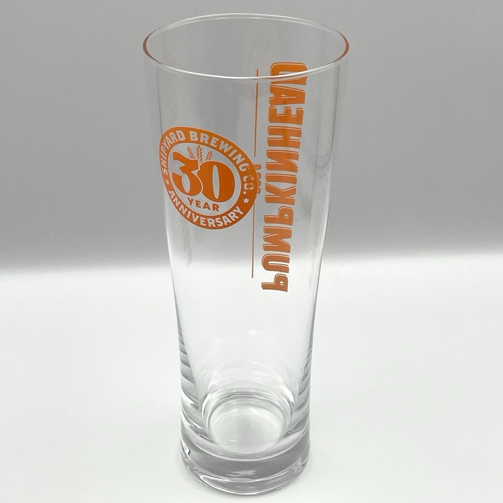 Shipyard Brewing Co 30 Year‎ Anniversary Pumpkinhead 2024 Pint Glass